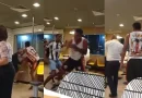 Torcedores do Vitória, Bahia e Botafogo brigam no McDonald’s.