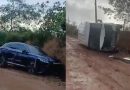 Van tomba em estrada entre Santo Antônio de Jesus e Varzedo e deixa trecho parcialmente interditado.