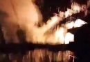 Incêndio destrói tradicional restaurante em Barra Grande, na Península de Maraú.